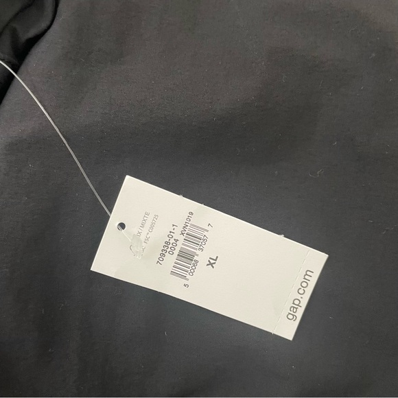 GAP Athletic GapFit Black Track 1/4 Zip Windbreaker Jacket XL - Picture 10 of 10